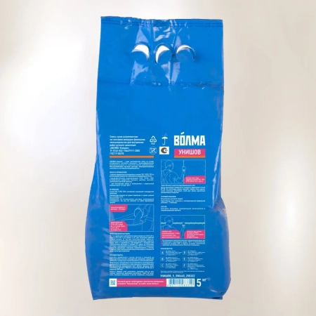 Шпаклевка гипсовая для заделки стыков ГКЛ, ГВЛ без армирующей ленты "ВОЛМА-Унишов", 5 кг